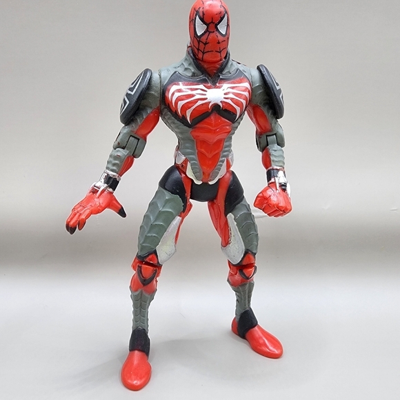 1996 Marvel Vampire Wars Figure Anti-Vampire Spider-Man 4.75" Spiderman - Picture 1 of 4